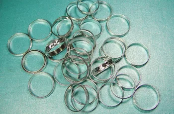 Veleprodaja nakita prsten mnogo lijepih žena muškaraca bijela coulor aluminijske legure prsten novi LR089 besplatna dostava