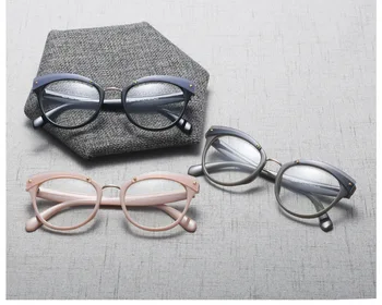 45656 Mačka oko rimless za naočale ženske obrve trend stilove UV400 optički moda računala naočale