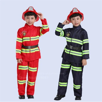 Dječji dan vatrogasac policija je jedinstvena vatrogasna vozila djecu vatrogasac cosplay Djevojka Dječak Halloween kostim neobične igračke faza