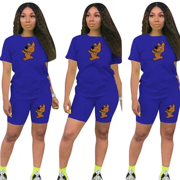 Komplet Od Dva Dijela Žene Sportske Atletske Majice +Hlače 2 Kom Kompleta Ženske Odjeće Ljetna Sportska Odjeća Za Žene Kratke Hlače Kit