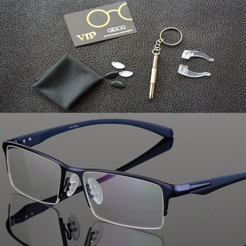 2019 moda titan rimless okvir brand dizajner muške naočale odijelo naočale za čitanje optičke leće prescpriton