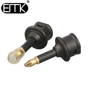 EMK 2 Pack Toslink Female to Male Mini Toslink Adapter 3,5 mm optički audio kabel adapter priključak za DVD TV Xboxone zvučnik
