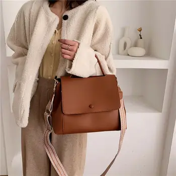Ženska torba-vintage torbe preko ramena 2019 umjetna koža dizajnerske torbe Crossbody torbe za žene brand Winter Sac Femme temperament