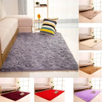 Europski stil tepih za dnevni boravak, Moderna dječja soba mali tepih tepisi protiv proklizavanja tepih ispucao pamučni tepih za spavaće sobe siva