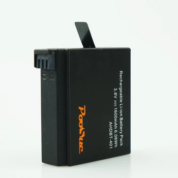 4kom AHDBT-401 baterija za kameru Gopro Hero 4 3.8 V 1600mAh AHDBT401 + LCD Dual USB punjač za kameru GoPro Hero 4 Hero4