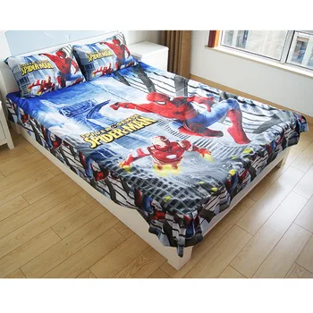3D Spider-Man, smrznuta Elsa Ana Princeza polistiren male krevetu sa volanima +jastučnice posteljina za dječake, djevojčice 1.2 m 1.5 m Krevet