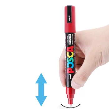 7шт soft serija UNI POSCA Marker Pen PC-5M Set POP poster Advertising pen Paint pen Comic Painting Round head water Art Marker