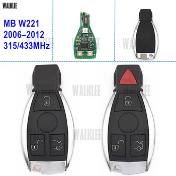 WALKLEE Smart Remote Key za Mercedes Benz W221 S320 S280 S250 S300 S350 S400 S450 S500 S600 S420 DI 4MATIC S63 S65 AMG