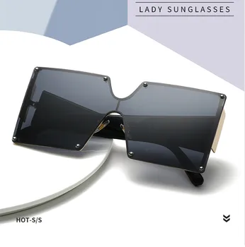 VWKTUUN luksuzni sunčane naočale Žene četvrtaste naočale metalnog okvira široke sunčane naočale stare prevelike sunčane naočale gradijent Shdes UV400