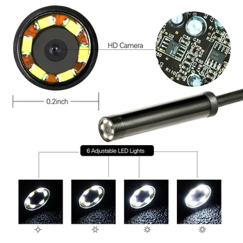 5.5 mm endoskopska kamera Micro USB OTG Type C HD 720P kamera za pregled Бороскопическая skladište za Android telefona i računala