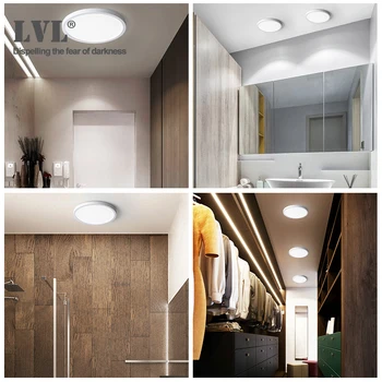 Led stropna svjetiljka 6 W 9 W 13 W 18 W 24 W moderni površinski stropna svjetiljka AC85-265V za kuhinje, spavaće sobe i kupaonice lampe