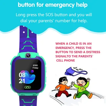 Q12 Anti-lost Smart Phone Watch GPS Tracker SOS simultani HD poziv GSM SIM Smart narukvica za božićne darove zaštitnik za djecu Djeca