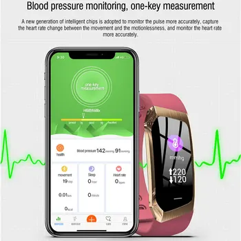 Fitness sat monitor krvni tlak zdravlje pedometar beg sportski ručni sat pametnih satova Muškarci Žene za IOS, Android