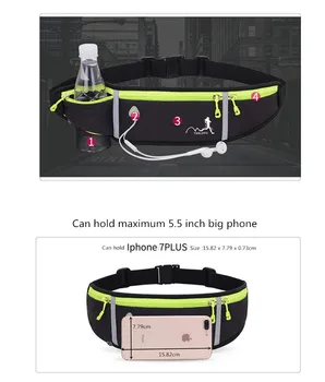 Fengdong female travel waist bag women outdoor running sport bag 5.5 inch phone pouch mini chest bag Christmas New Year poklon