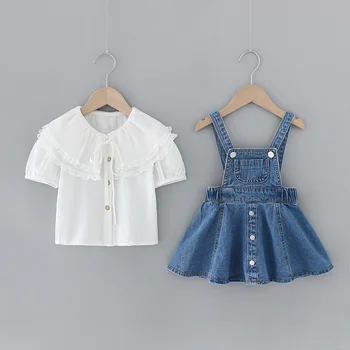 Baby Girl ljetnim setove odjeća Dječja odjeća majica, haljina je 2 kom. dječji kostim ima za djevojke odijelo dječje kostime za odmor