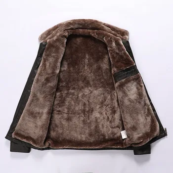2020 Zimska muška kožna kaput jakna tanka umjetna koža moto PU Faur jakna dugih rukava jesenski modni odjeća kaputi