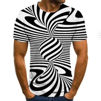 Ljeto 2020 3D t-shirt muška ulične casual tiskane kratkih rukava moda udobnost smiješno majica Camisetas Hombre plus size