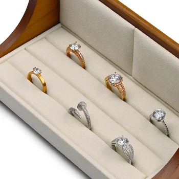 Fanxi nakit prikaz drveni prikaz ladica za prstenje kauč oblik prsten pokazuje štand nakit organizator držač izlog novi