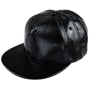 Krokodilske kože predložak hip-hop šešir svjetlo ploča koža stana uz kapu plima hip-hop šešir za žene i muškarce w118