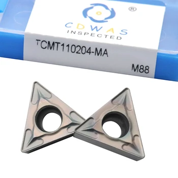 10шт TCMT110204 MA M88 твердосплавные umetanja unutarnja okretanje alat TCMT 110204 šarene oštrice CNC tokarilica rezni alati rezni alat