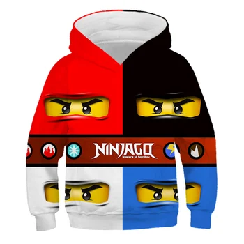 4-14 Godina Beba Dječak Majica Dijete Legoes Djeca Hoodies Ninjago Košulja Dugih Rukava Super Heroji Džemper Jongens Kleding