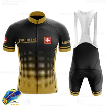 Biciklizam odjeća 2020 Švicarska muškarci Biciklizam Dres skup MTB bicikl odjeća bicikl odjeća Mayo Ропа Ciclismo Triatlon