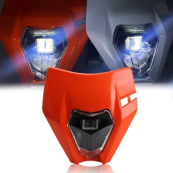 Motor enduro led svjetla izglađivanje bike motocross glavu svjetlo lampe za KTM SX F EXC XCF FE TE FC