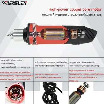480W mini high power electric drill dremel style rekorder sa 6 pozicije promjenjive brzine za rotacijski alati mini grinder engraver