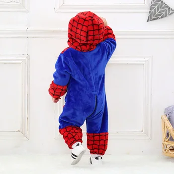 2020 Zima kućna odjeća Baby Boy odjeća 0-2T novorođene dječake klizači toplo Onesie runo Spider-Man odjeća Baby Boy