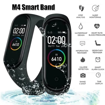 Novi M4 Smart Band Fitness Tracker Pametni Sat Sport Pametna Narukvica Otkucaja Srca I Krvnog Tlaka Smartband Monitor Zdravlje Narukvica