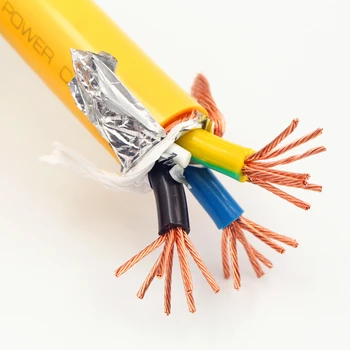 Sivi Vitez energije Hifi OCC kabel za napajanje CD-player, pojačalo ac kabel za napajanje Navalny kabel za napajanje 19 mm/17 mm/13 mm