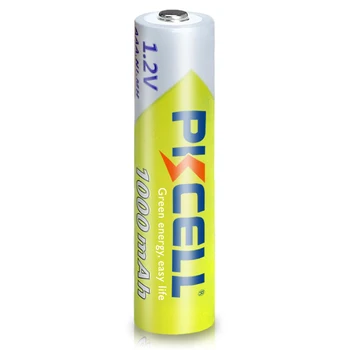 12шт PKCELL AAA baterije 1.2 V Ni-MH AAA baterija baterija baterija baterija baterija 1000MAH 3A baterije AAA NiMH igračke s 3pcs držač poklopac pretinca za baterije