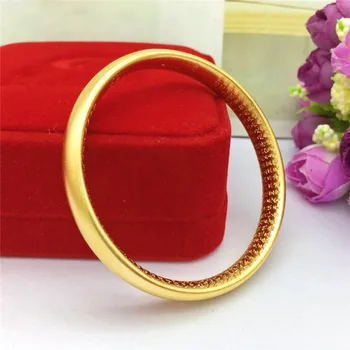 Korejski moda 14 zlatnu narukvicu za žene vjenčanja vjenčani nakit elegantan žuto zlato žene narukvice sebi poklon nakit