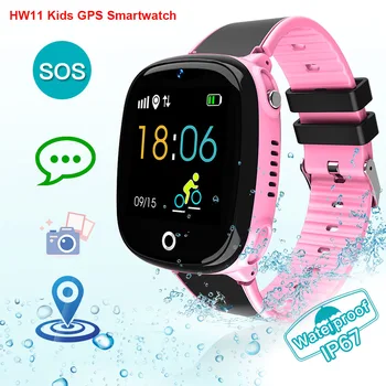 Najnoviji HW11 Bluetooth GPS pametnih satova za djecu Djeca Dječji pedometar vodootporan SOS poziv klasa Discable blagdanski darovi