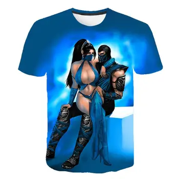2020 New Mortal Kombat 3D T-Shirt Men Women Fashion Casual Short Sleeve Game T Shirt Streetwear Cool Printed Boy Girl Clothes