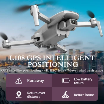 ZLRC SG108 Drone 4k HD 5G WiFi GPS Dron brushless motor FPV Drone 25 Min Leta Rc Distance 1km Rc Quadcopter Vs E68 Drone