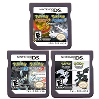 DS igra uložak konzole kartica kompilacija Pokeon Black2 White2 HeartGold SoulSilver 2 u 1 za Nintendo DS i 3DS 2DS