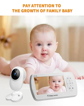 INQMEGA Wireless Video Babyphone Baby Monitor 4.3-inčni skladište noćni vid kontrole temperature Baba Eletronica Babyfoon
