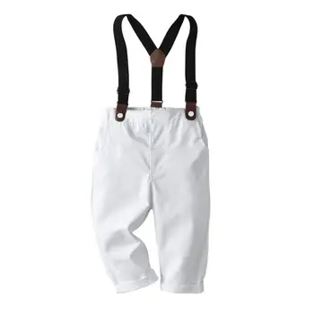 3pcs dječji dječaci odjeću djeca ljetna odjeća casual moda pamuk kratki rukav majica + hlače + pojasevi dijete komplet odjeće BC1848-1