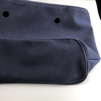 Tamno plava klasični Mini obloge kašmir PU leahter umetanje unutarnji unutarnji džep za obag o bag pribor silikonska torba Torba