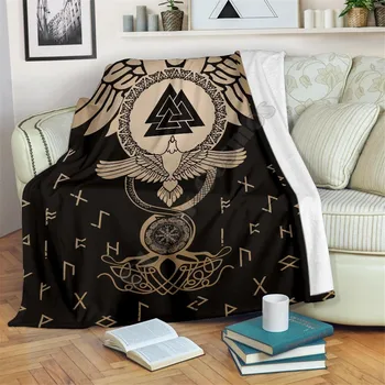 Tetovaža викинга 3D ispis Шерп pokrivač na krevetu domaće tekstilne nevjerojatan pribor za dom Drop shipping style-1