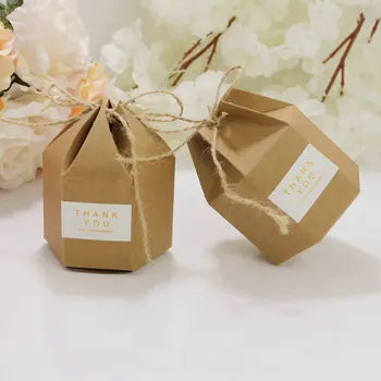 25 kom./ compl. kraft-papir za imbus poklon kutija Šećera godišnjica vjenčanja помолвка kutija čokolade za Valentinovo kutija