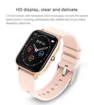 Woman ' s Smart Watch 2020 1.4 inčni Full Touch waterproof Fitness Tracker Blood Pressure Clock gospodo pametni sat za apple xiaomi