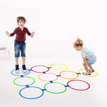 10 kom./compl. baby fitness igračke klasika hoops skok prsten bacanje dodirna igra na otvorenom zabava Sport igračka djeca djeca vanjski igre rekvizite