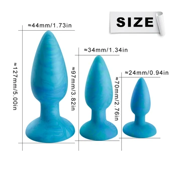 Analni čep adult sex igračke za parove žena Silikonski dildo je glatko analni čep G-spot vaginalni stimulansi anusa muški ženski Матурбатор