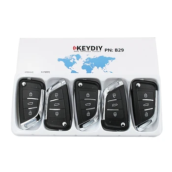 5 kom. / lot univerzalni B series B29 3 gumba daljinski upravljač za KD900 K900 + URG200 KD-X2 mini KD generirati nove ključeve za mnoge automobila