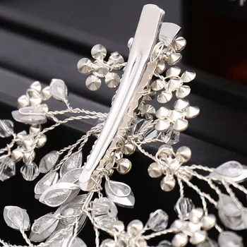 ACRDDK luksuzni gorski kristal cvijet bobby pin za kosu berba kopče za kosu zgrabi za kosu žene vjenčanje nakit pribor SL
