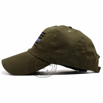 LIBERWOOD američku zastavu Tanka plava linija niskog profila, taktički šešir, kapu za policiju zakona Plava vezene kapu šešir