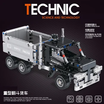 QUNLONG Technic Car Engineering Car bager klasični kamion transporter gradivni blokovi gradska osobna stroj cigle dječja igračka