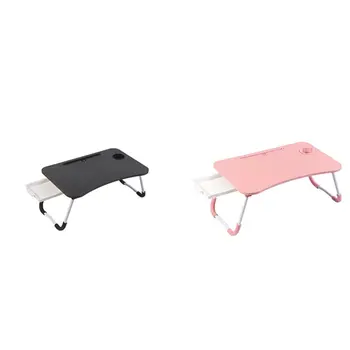 Sklopivi stol za laptop za kauč kreveta s podesivim nagibom sudopera pladanj za posluživanje doručka sa sklopivim nogama višenamjenski stol